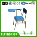 High Quality Fireproof Board College Student Chair With Writing Pad